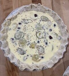 Quiche - Feta Cheese, Leek & Kalamata Olive