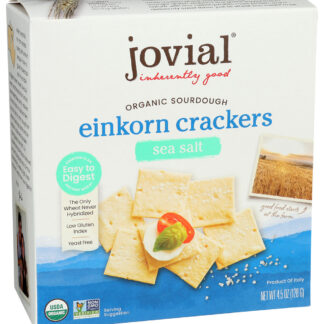 Crackers, Sourdough Einkorn with Sea Salt