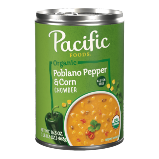 Soup, Poblano Pepper and Corn Chowder