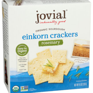 Crackers, Sourdough Einkorn with Rosemary