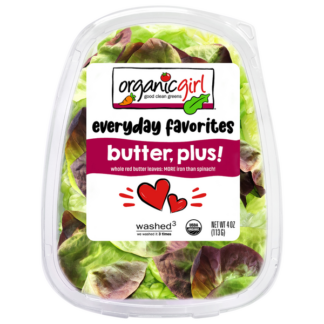 Butter Leaf Hearts Plus - Organic Girl