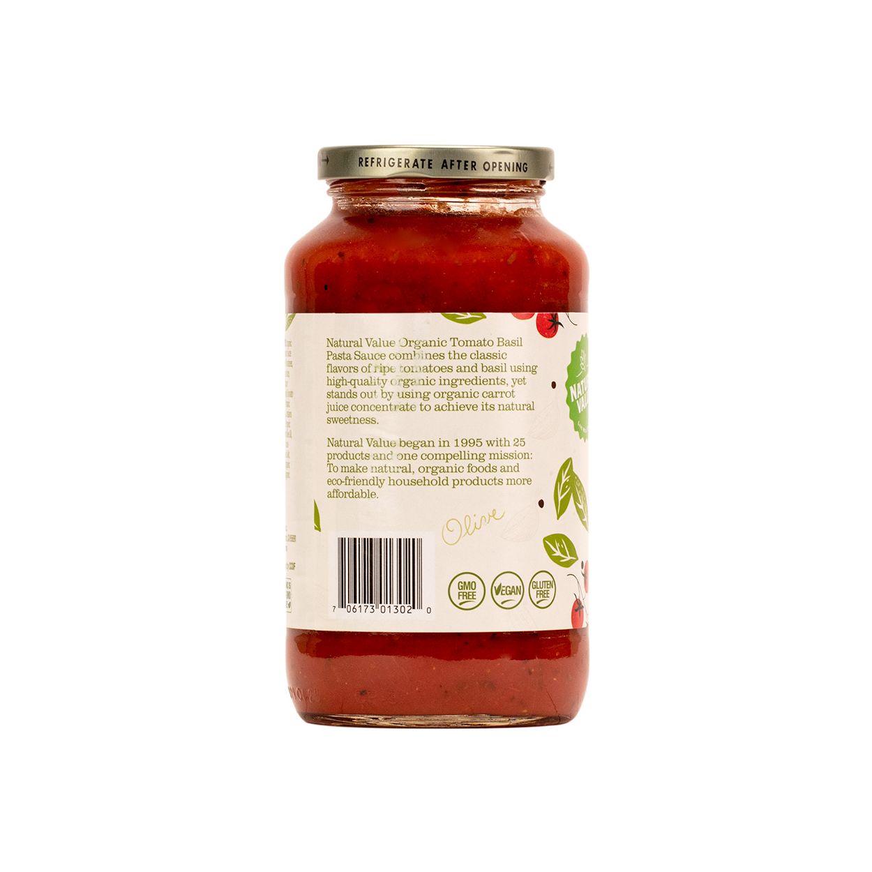 Sauce, Tomato Basil - Natural Value - Image 2