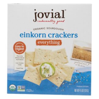 Crackers, Sourdough Einkorn Everything