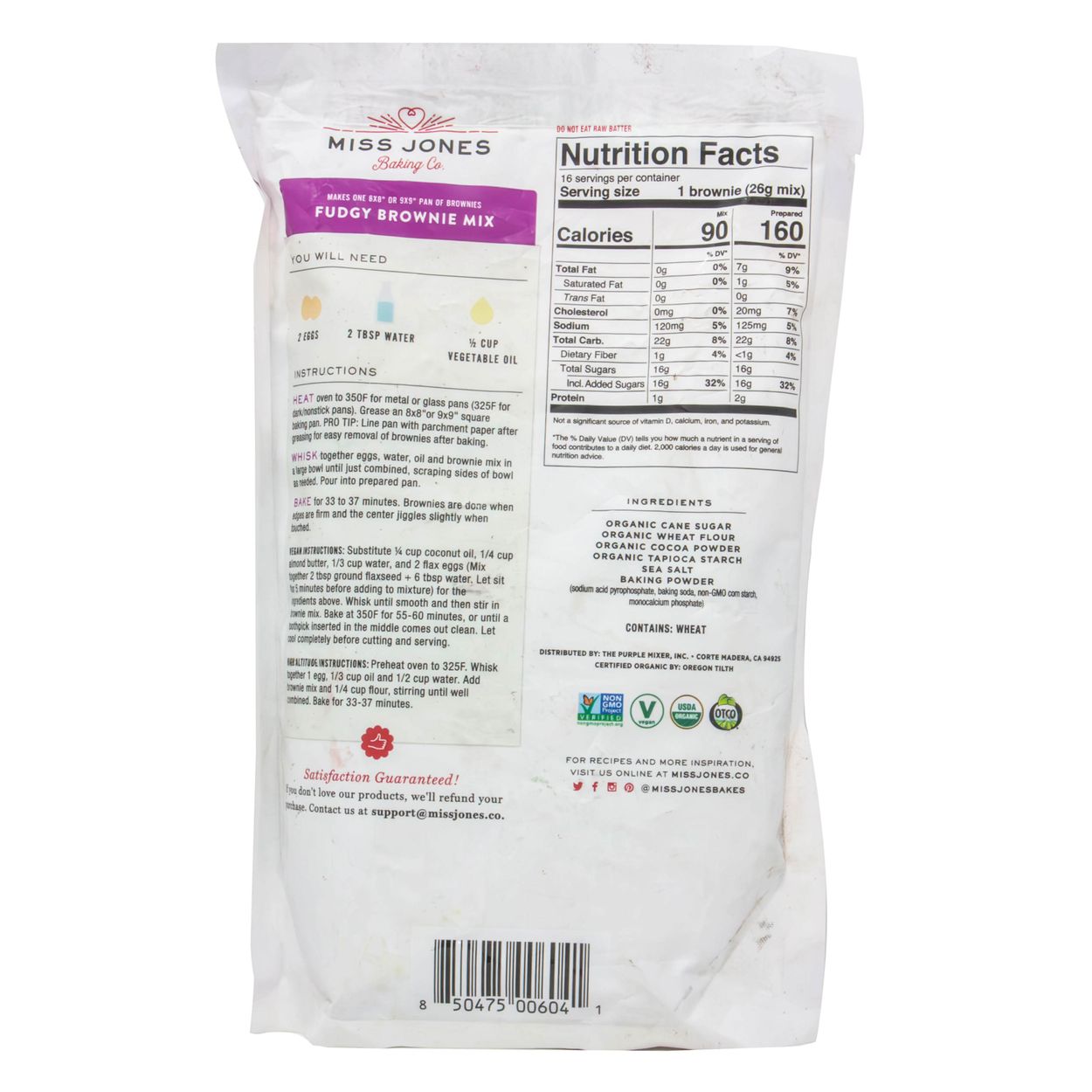 Brownie Mix - Miss Jones - Image 2